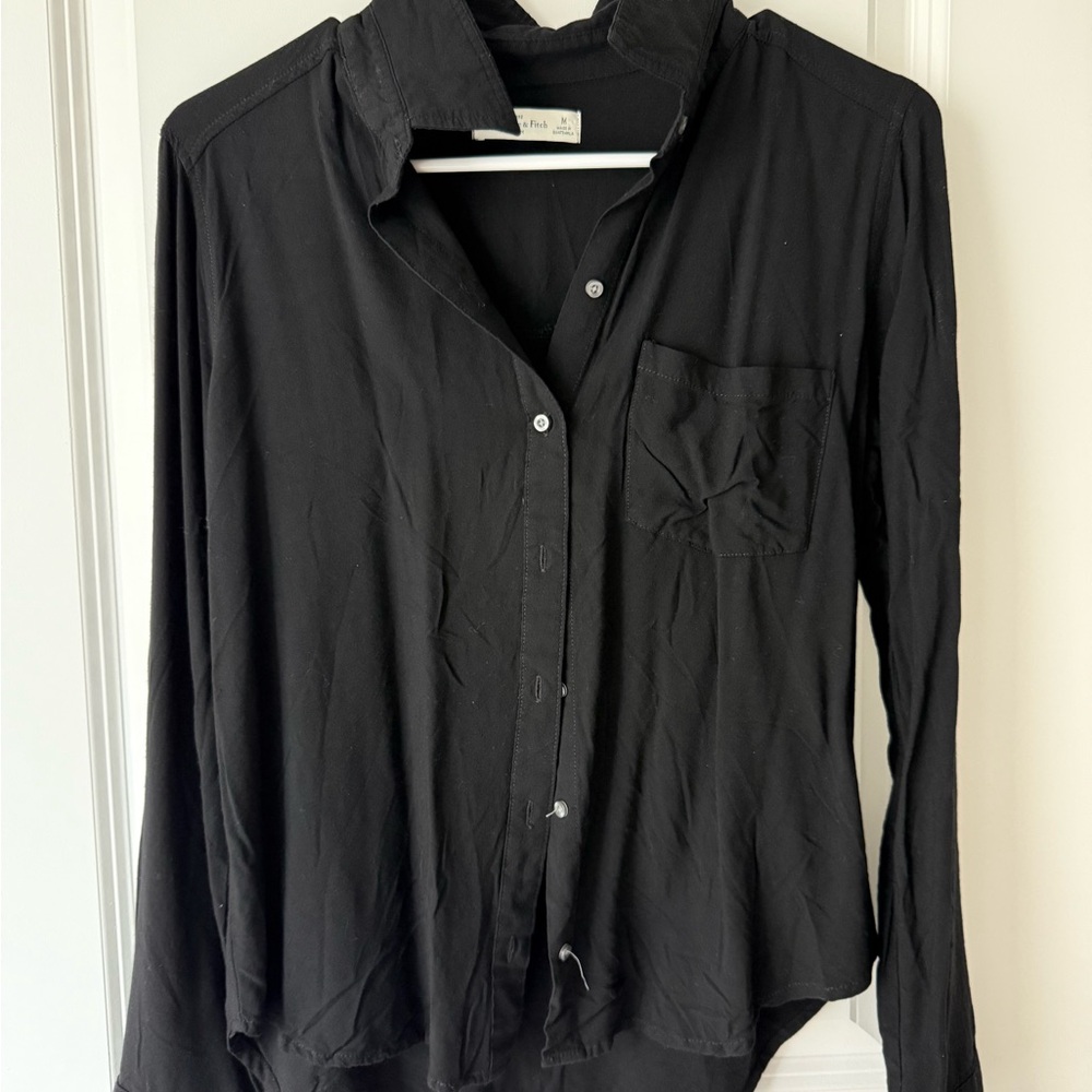 Black Button-Up Shirt